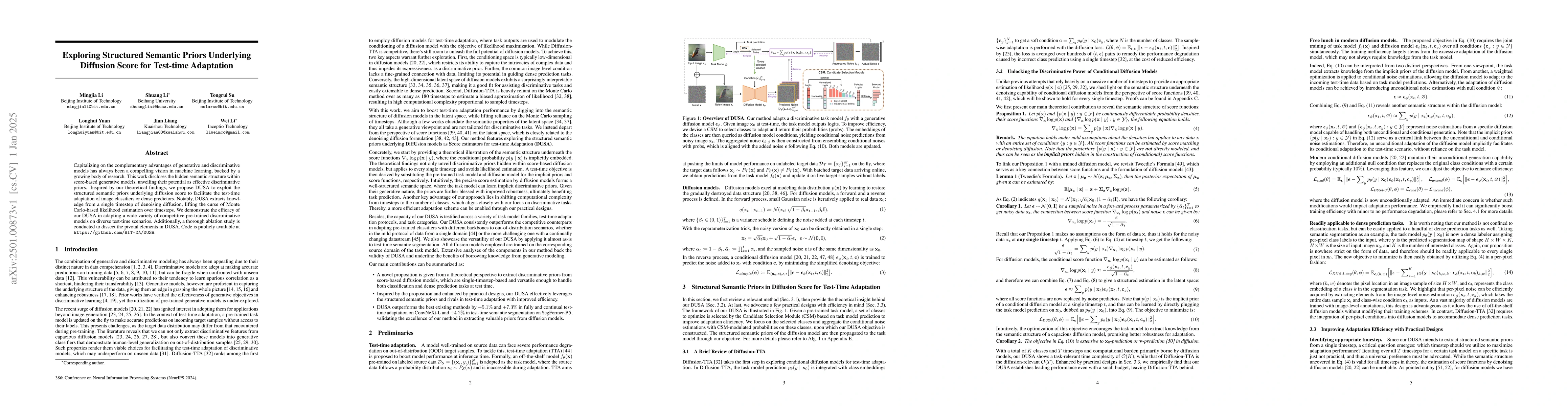 Thumbnail for Exploring Structured Semantic Priors Underlying Diffusion Score for
  Test-time Adaptation
