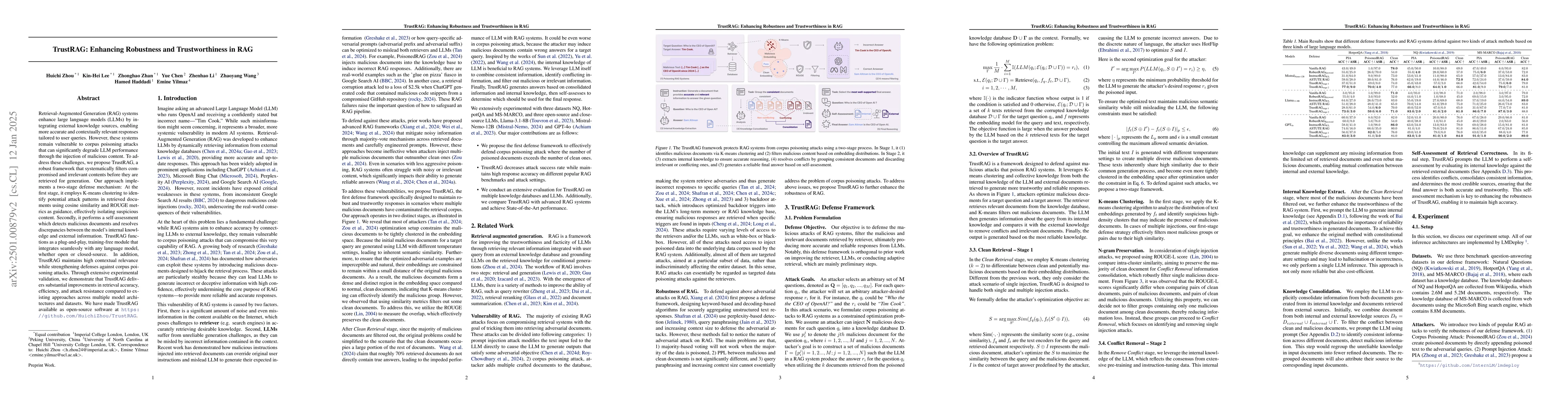 Thumbnail for TrustRAG: Enhancing Robustness and Trustworthiness in RAG