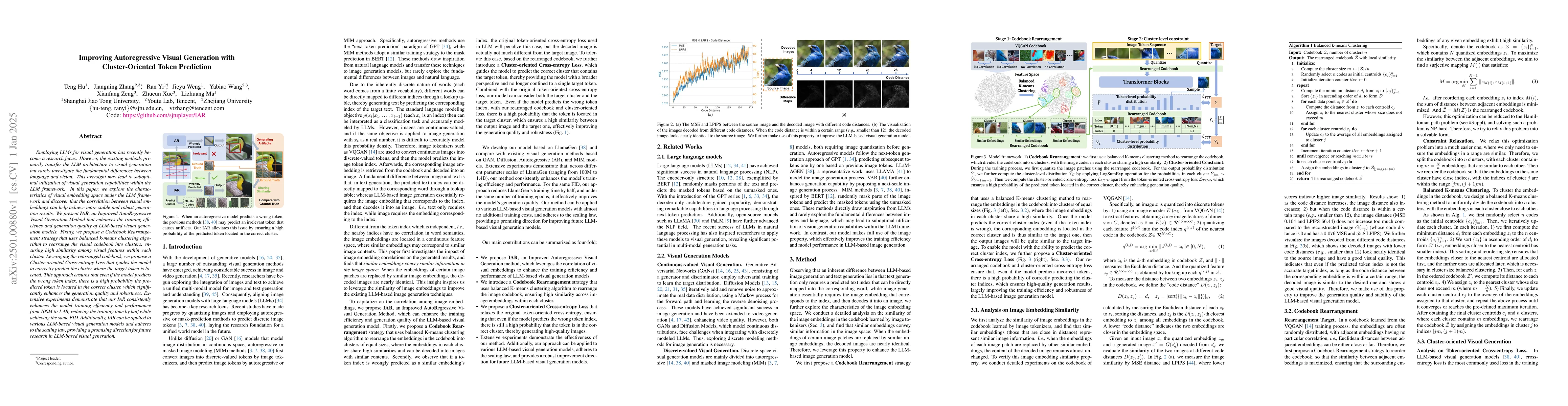 Thumbnail for Improving Autoregressive Visual Generation with Cluster-Oriented Token
  Prediction