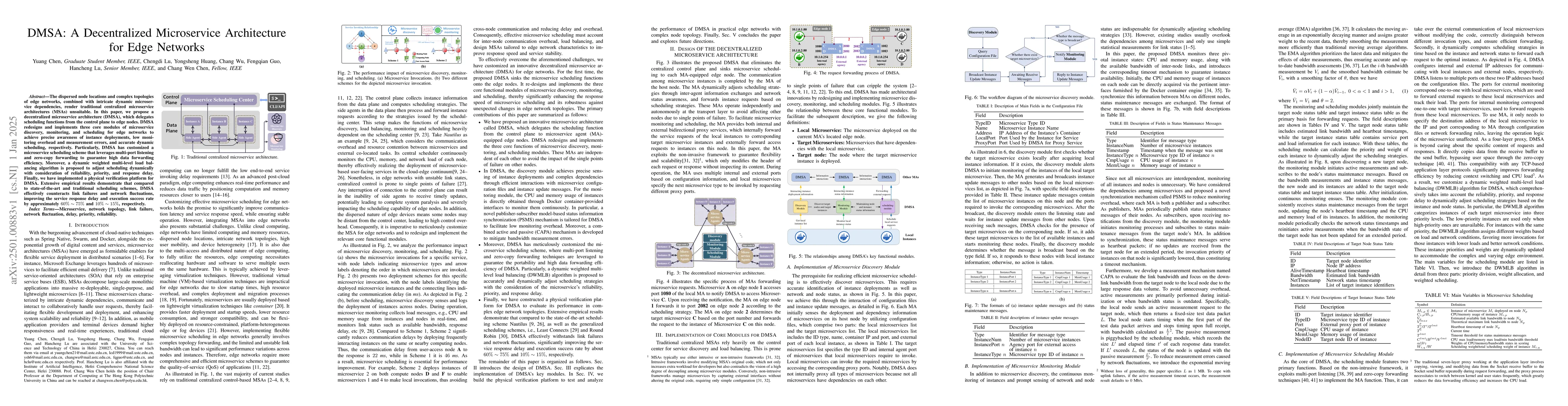 Thumbnail for DMSA: A Decentralized Microservice Architecture for Edge Networks