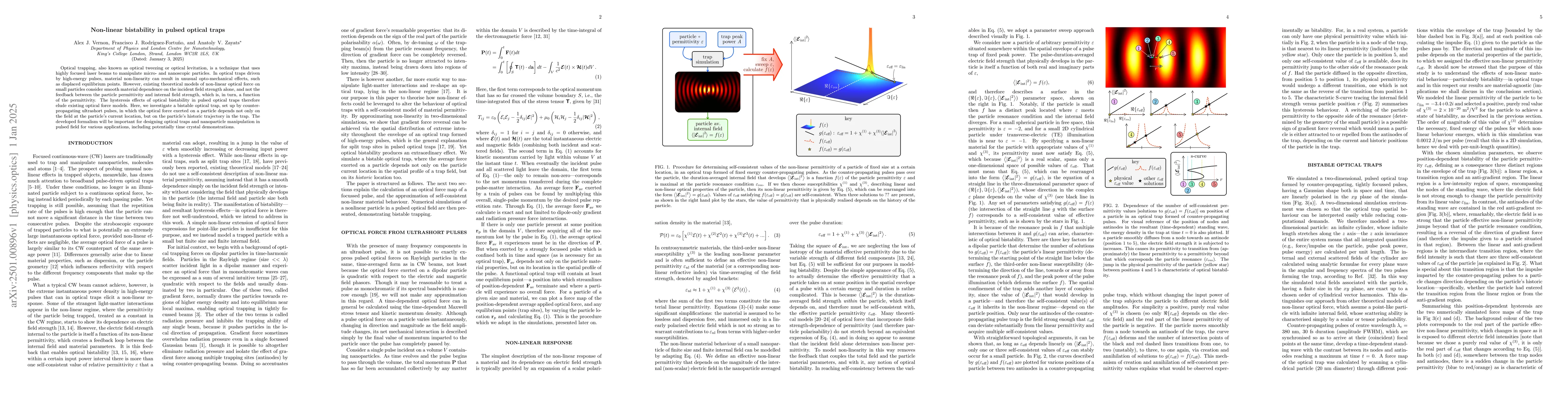 Thumbnail for Non-linear bistability in pulsed optical traps