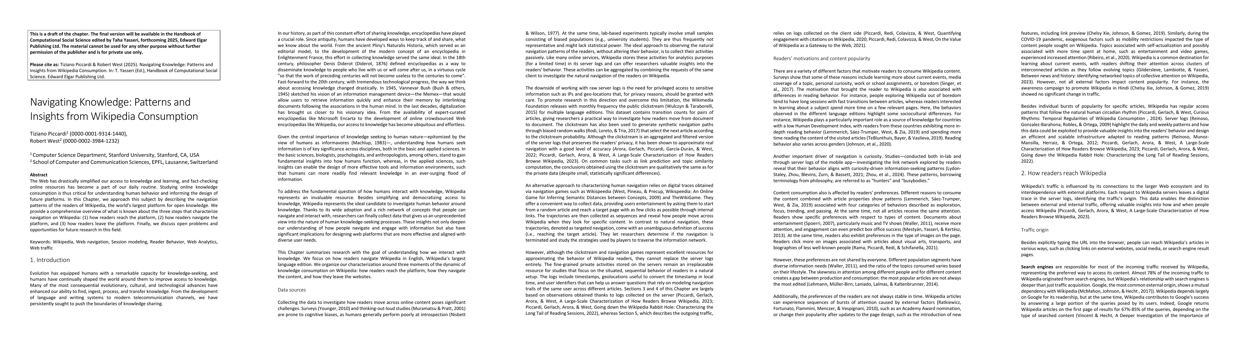 Thumbnail for Navigating Knowledge: Patterns and Insights from Wikipedia Consumption