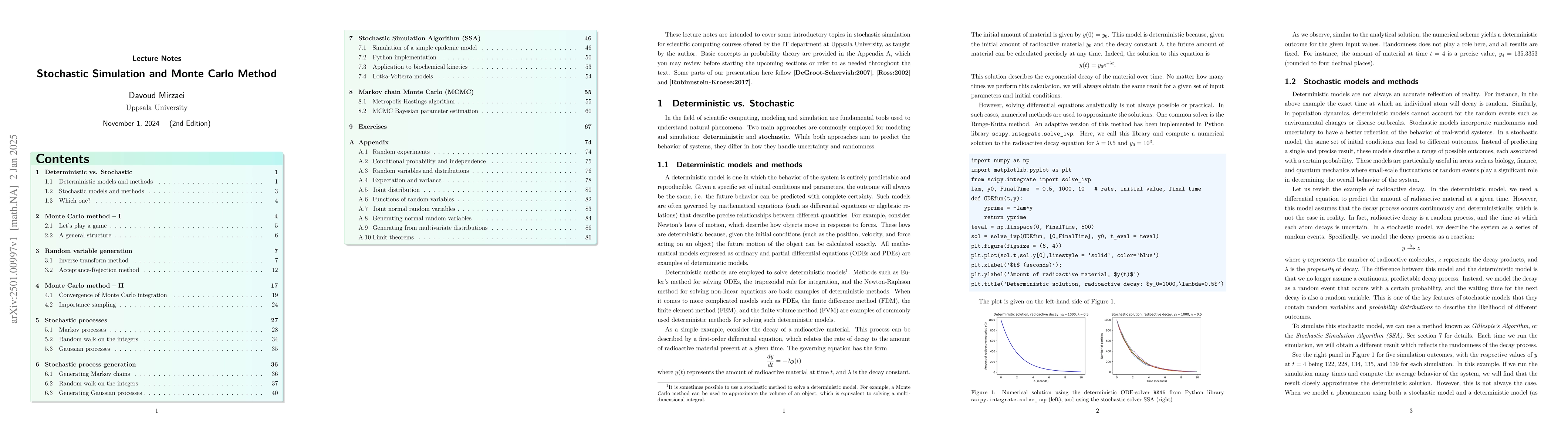 Thumbnail for Stochastic Simulation and Monte Carlo Method
