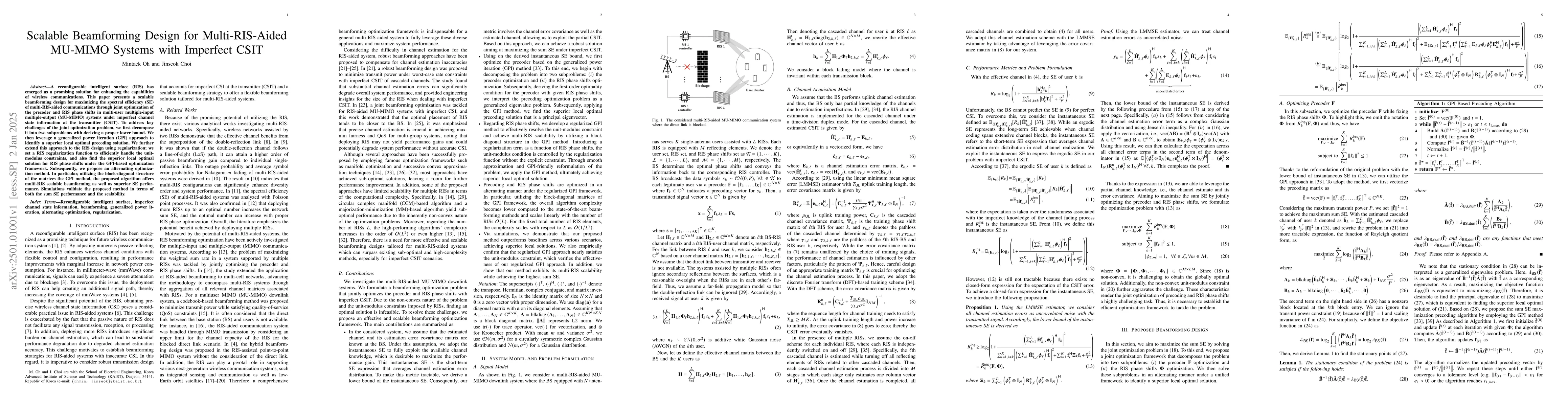 Thumbnail for Scalable Beamforming Design for Multi-RIS-Aided MU-MIMO Systems with
  Imperfect CSIT