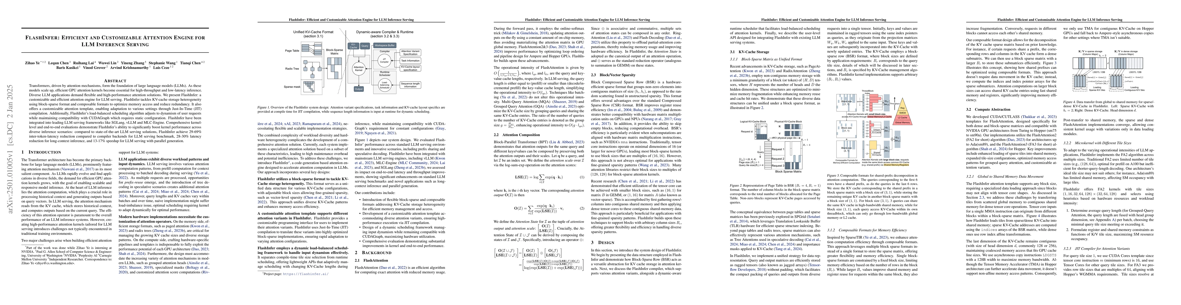 Thumbnail for FlashInfer: Efficient and Customizable Attention Engine for LLM
  Inference Serving