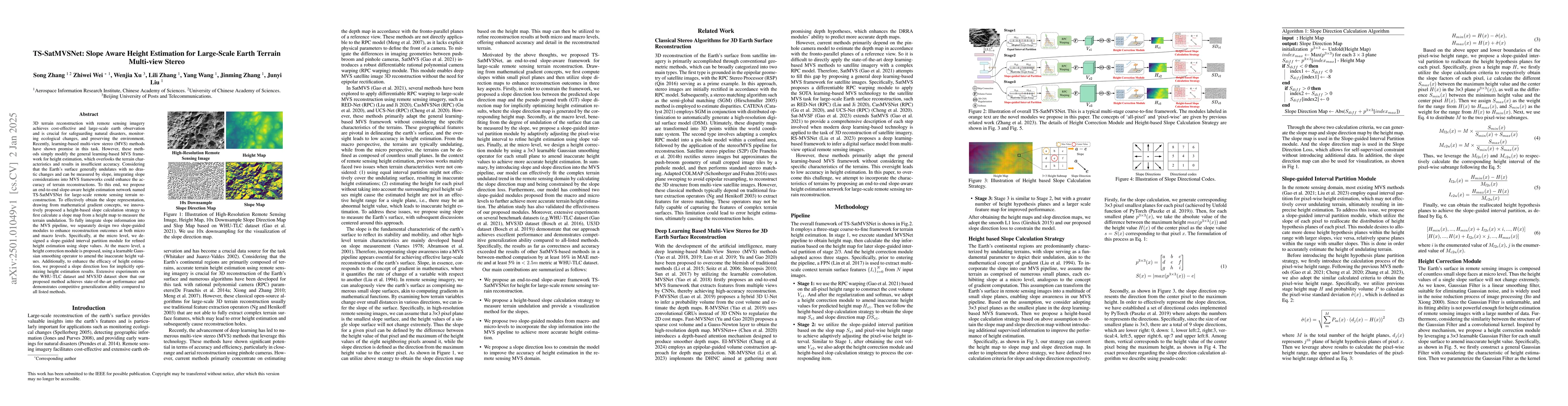 Thumbnail for TS-SatMVSNet: Slope Aware Height Estimation for Large-Scale Earth
  Terrain Multi-view Stereo