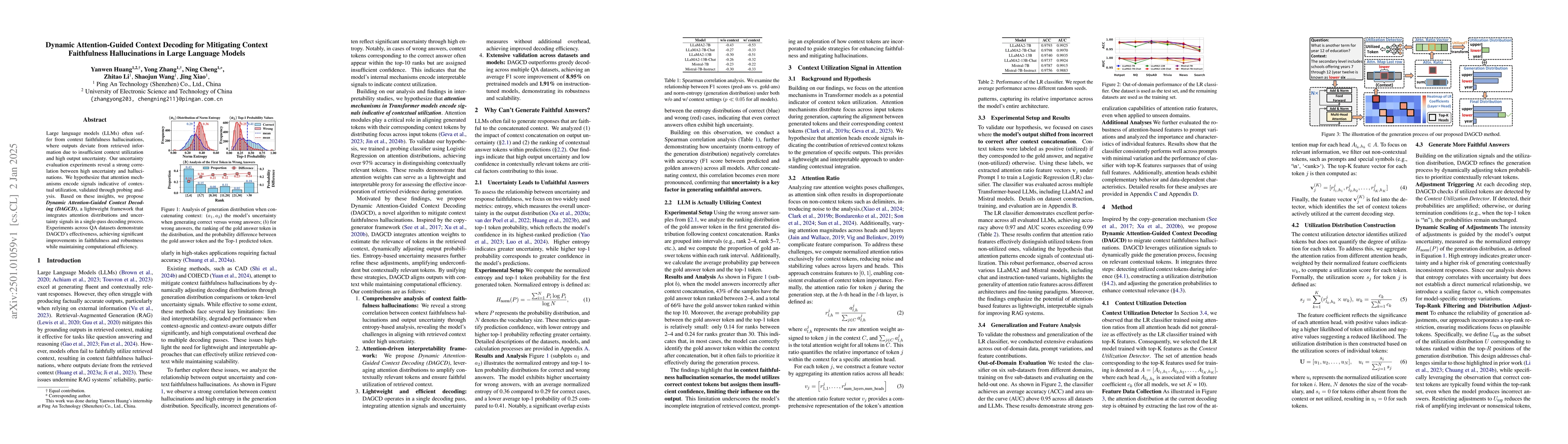 Thumbnail for Dynamic Attention-Guided Context Decoding for Mitigating Context
  Faithfulness Hallucinations in Large Language Models