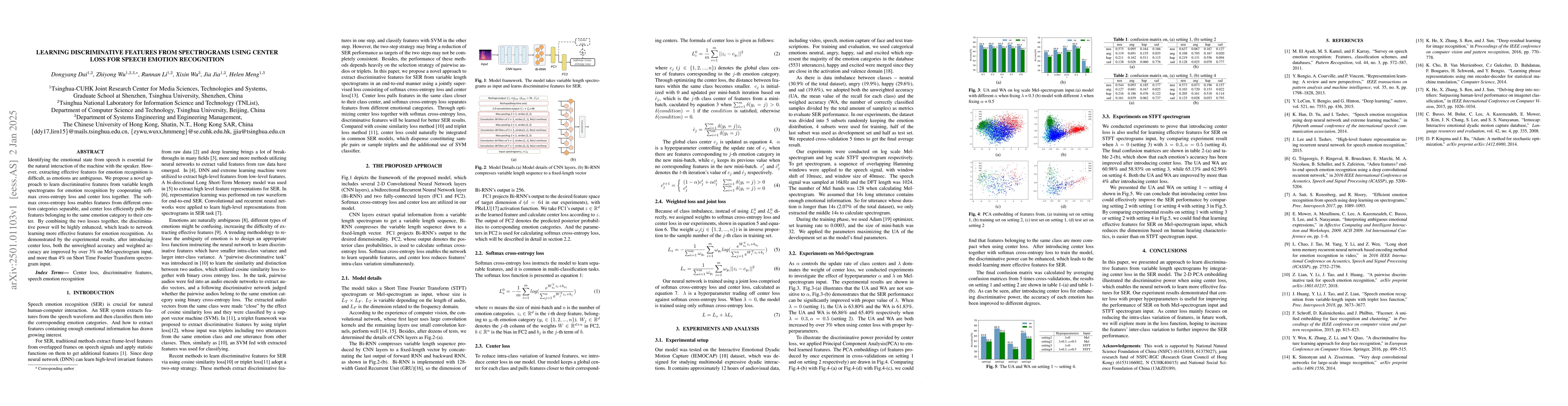 Thumbnail for learning discriminative features from spectrograms using center loss for
  speech emotion recognition