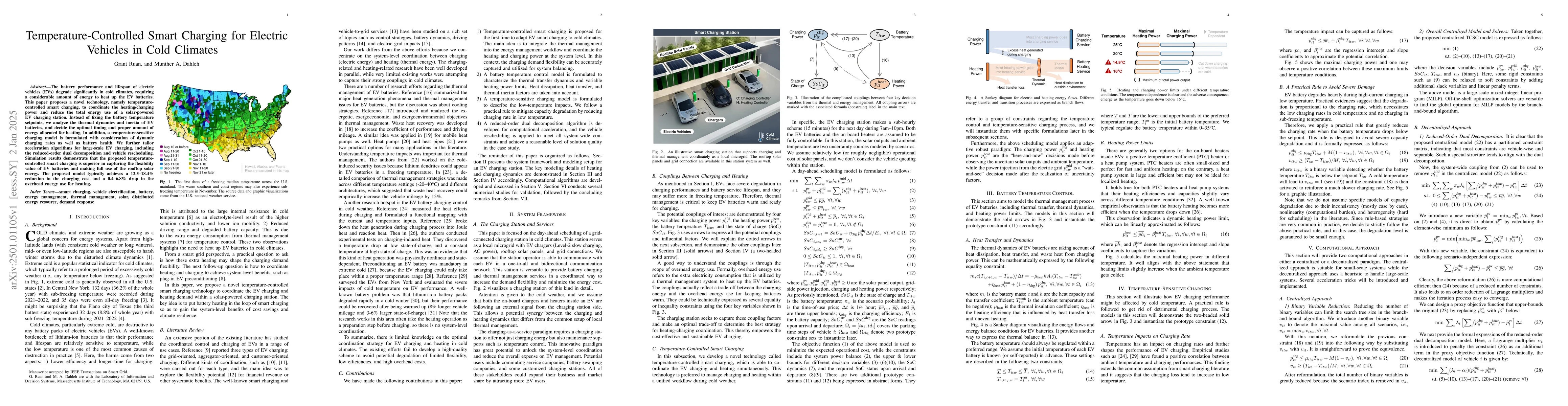 Thumbnail for Temperature-Controlled Smart Charging for Electric Vehicles in Cold
  Climates