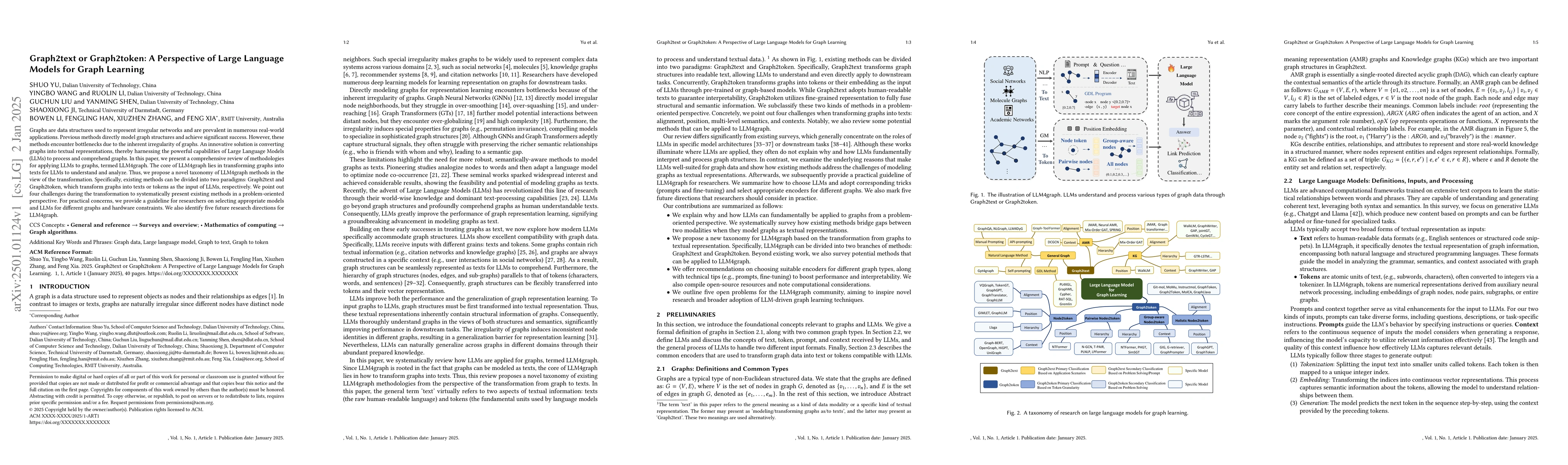 Thumbnail for Graph2text or Graph2token: A Perspective of Large Language Models for
  Graph Learning