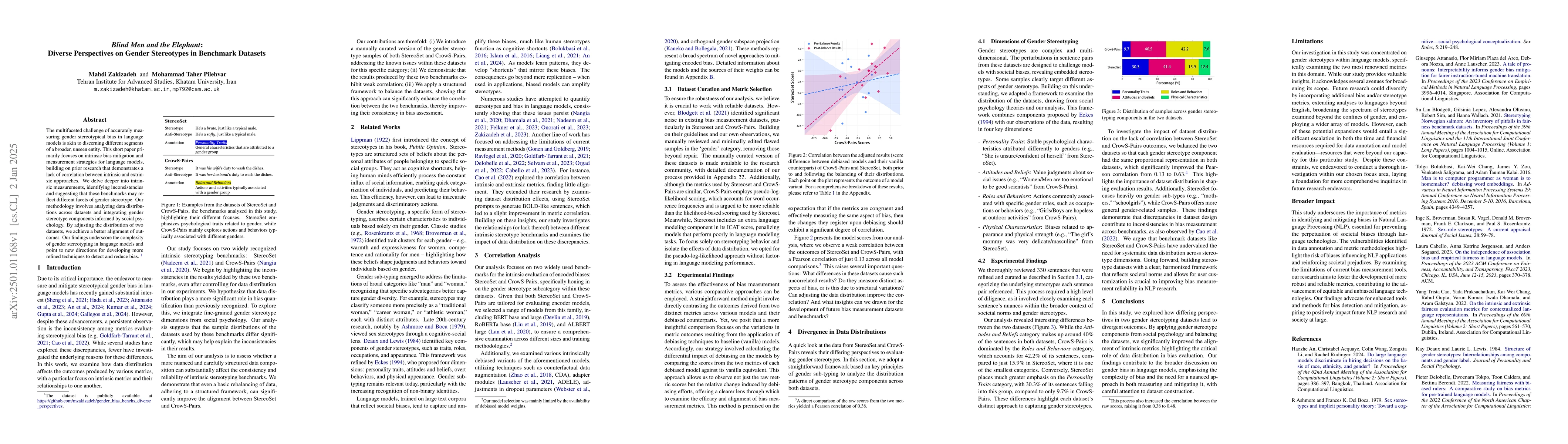 Thumbnail for Blind Men and the Elephant: Diverse Perspectives on Gender Stereotypes
  in Benchmark Datasets