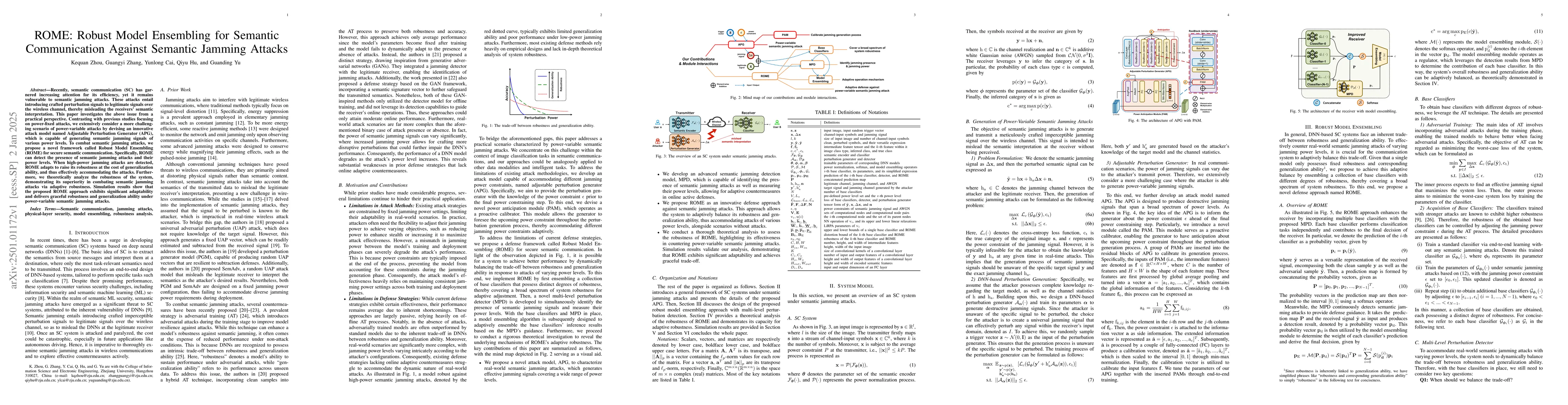 Thumbnail for ROME: Robust Model Ensembling for Semantic Communication Against
  Semantic Jamming Attacks