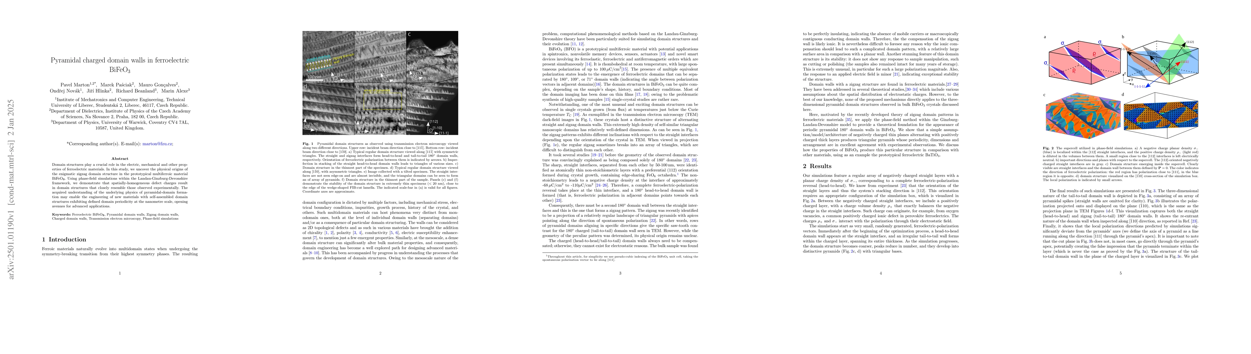 Thumbnail for Pyramidal charged domain walls in ferroelectric BiFeO$_3$