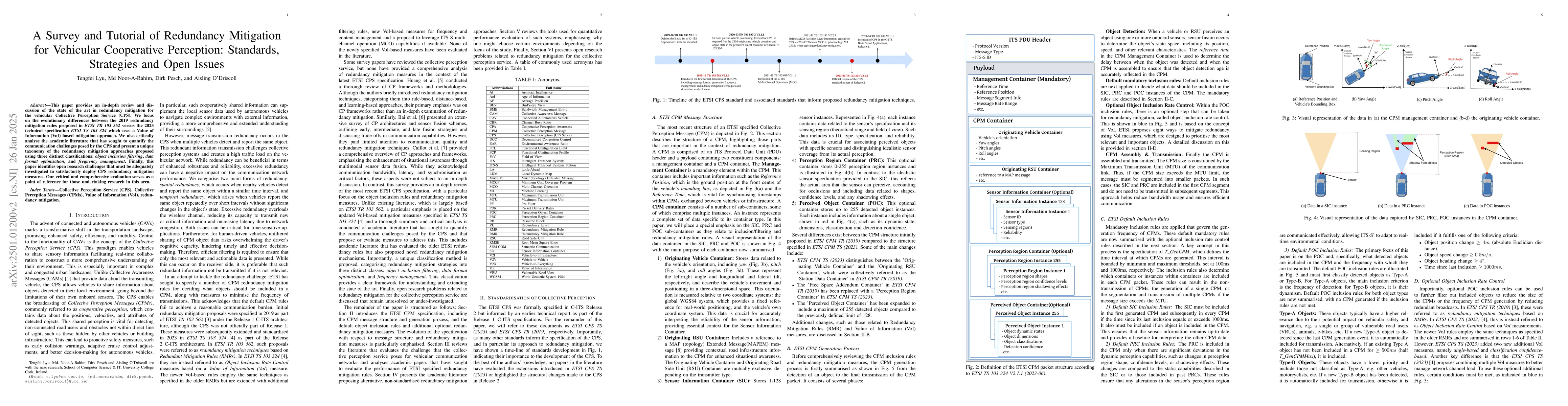 Thumbnail for A Survey and Tutorial of Redundancy Mitigation for Vehicular Cooperative
  Perception: Standards, Strategies and Open Issues