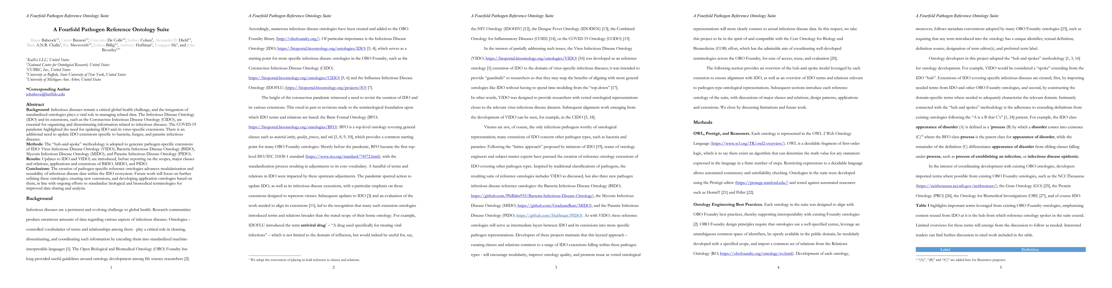 Thumbnail for A Fourfold Pathogen Reference Ontology Suite