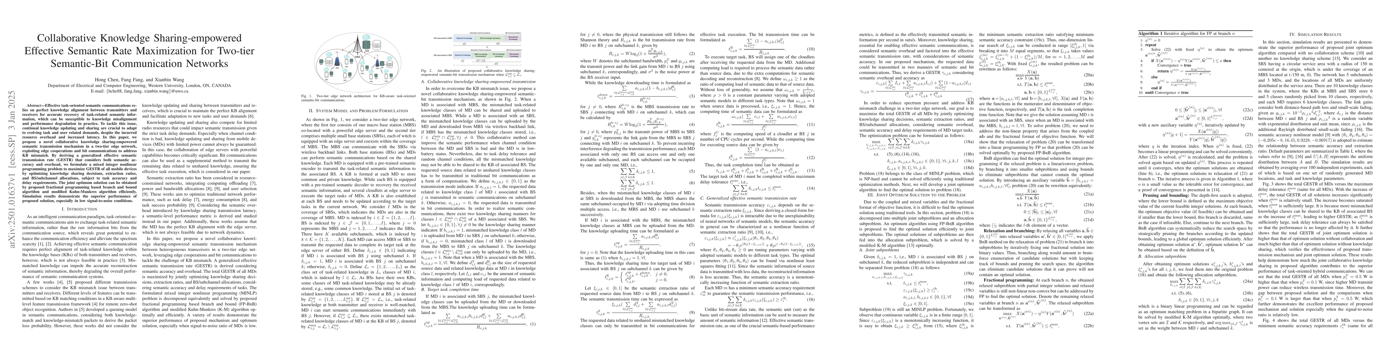 Thumbnail for Collaborative Knowledge Sharing-empowered Effective Semantic Rate
  Maximization for Two-tier Semantic-Bit Communication Networks