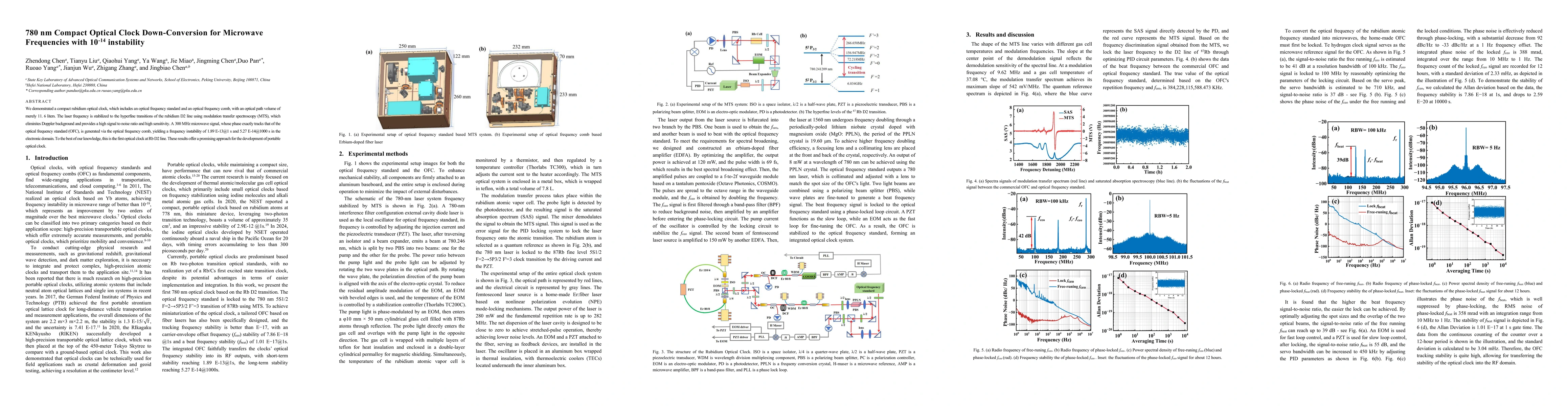 Thumbnail for 780 nm Compact Optical Clock Down-Conversion for Microwave Frequencies
  with $10^{-14}$ instability