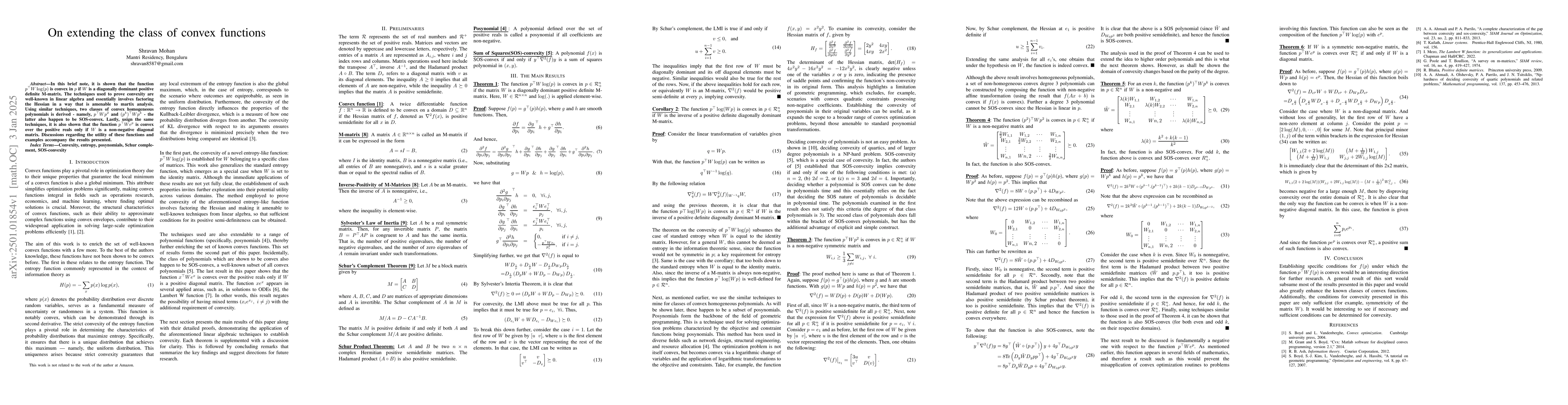 Thumbnail for On extending the class of convex functions