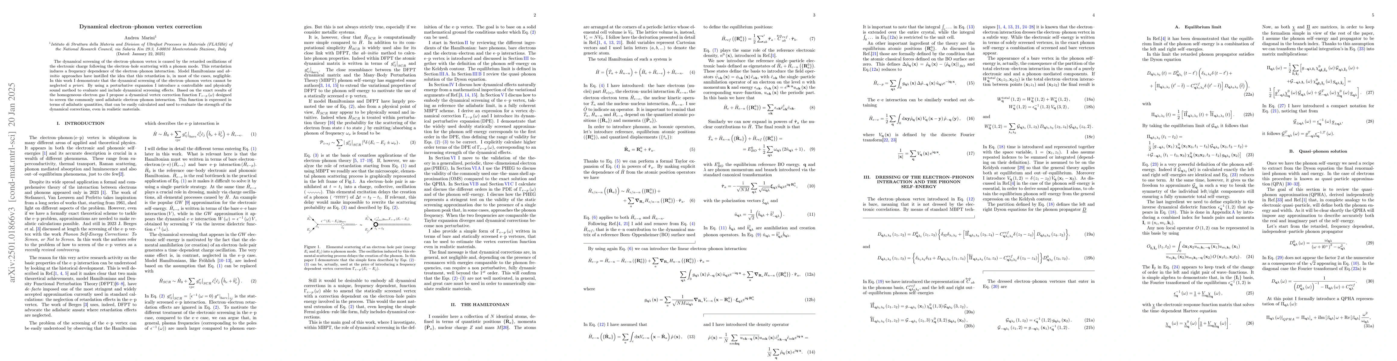Thumbnail for Dynamical electron-phonon vertex correction