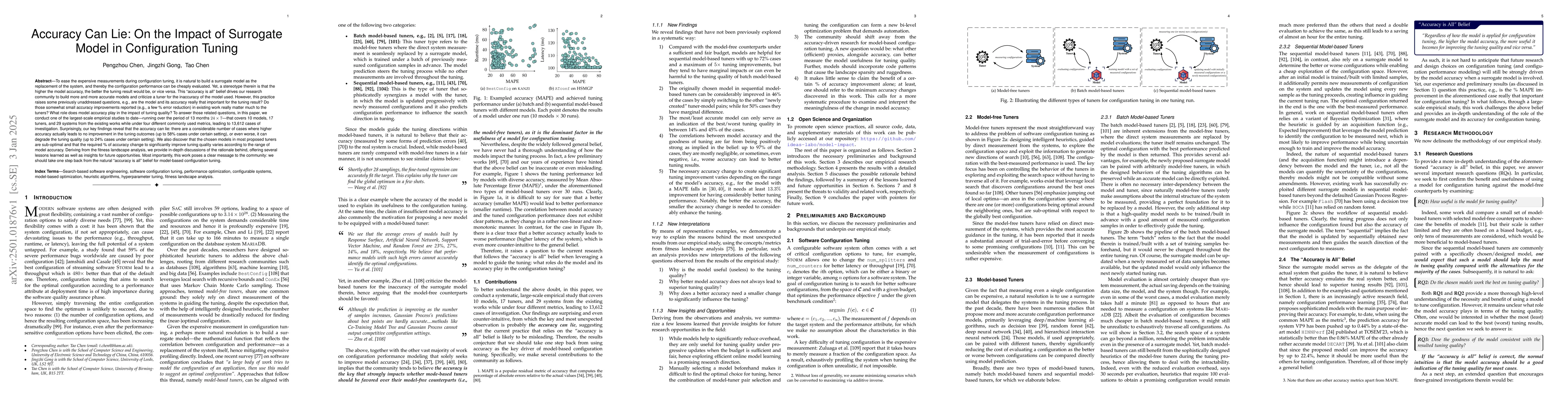 Thumbnail for Accuracy Can Lie: On the Impact of Surrogate Model in Configuration
  Tuning