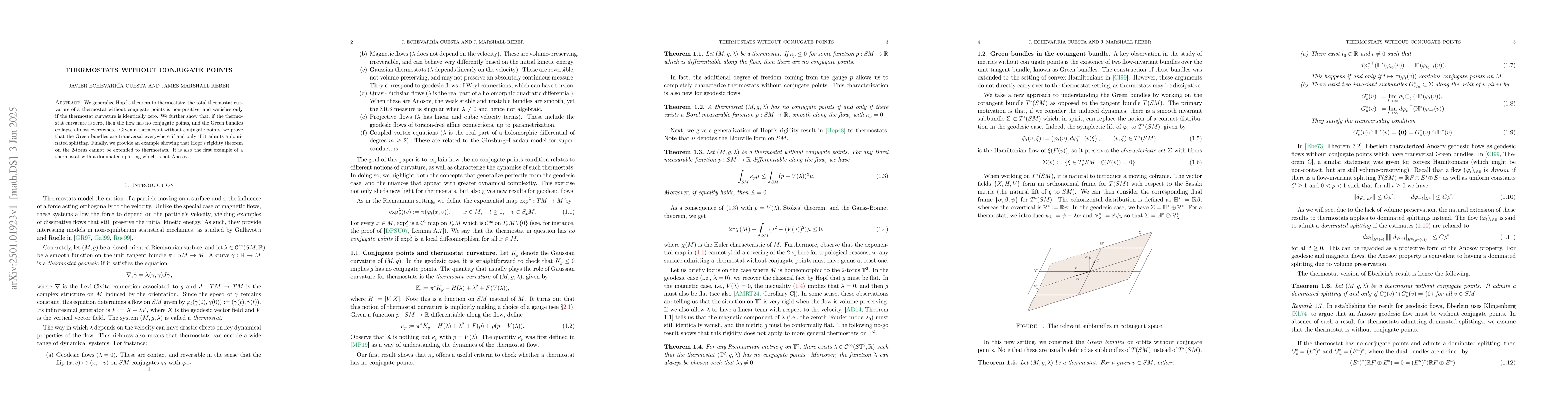 Thumbnail for Thermostats without conjugate points