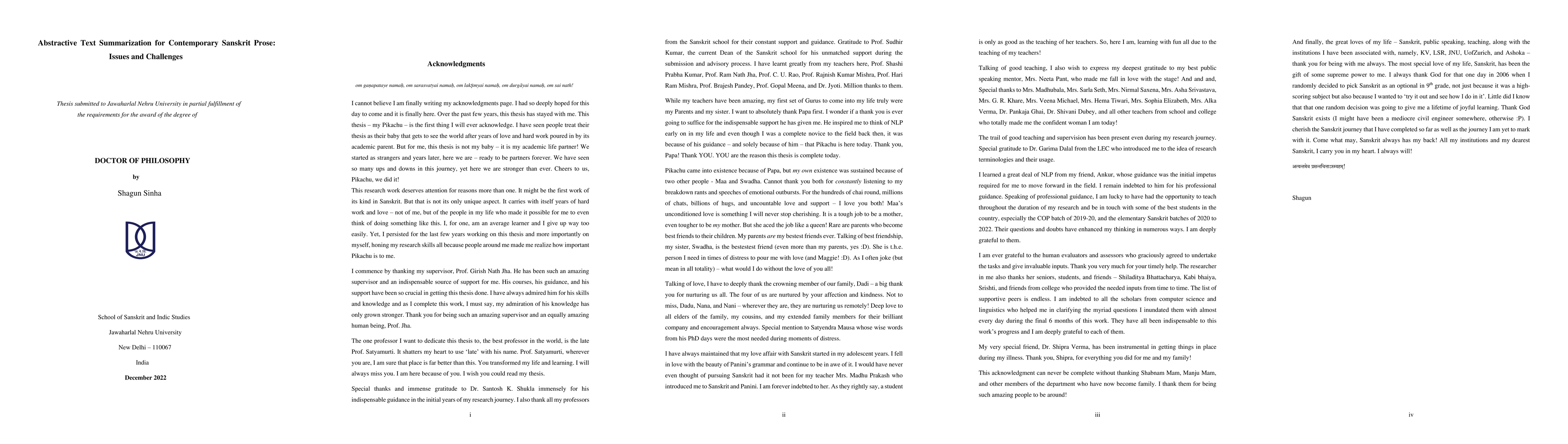 Thumbnail for Abstractive Text Summarization for Contemporary Sanskrit Prose: Issues
  and Challenges