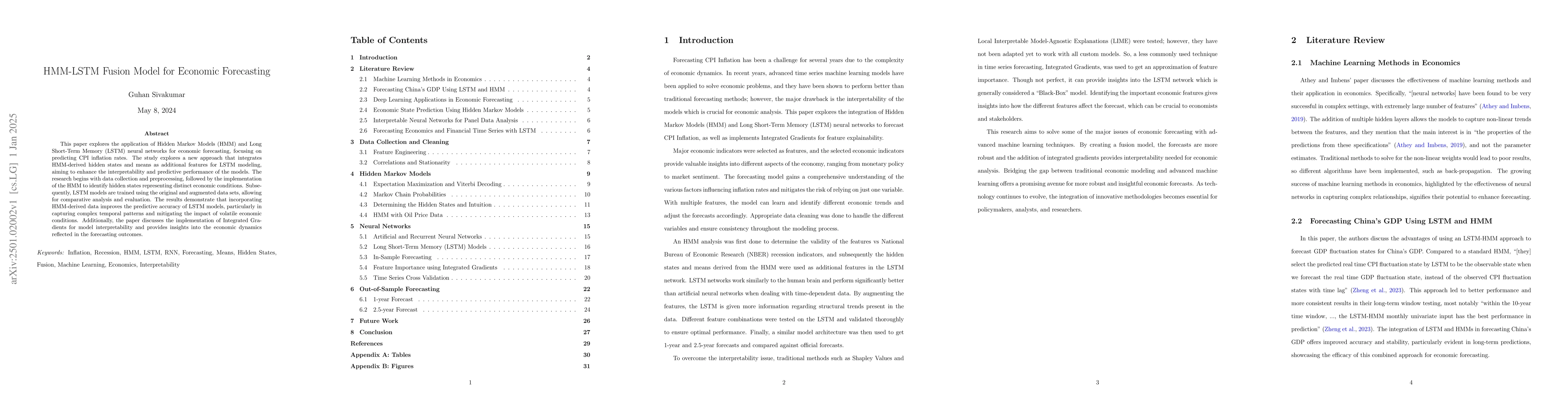 Thumbnail for HMM-LSTM Fusion Model for Economic Forecasting