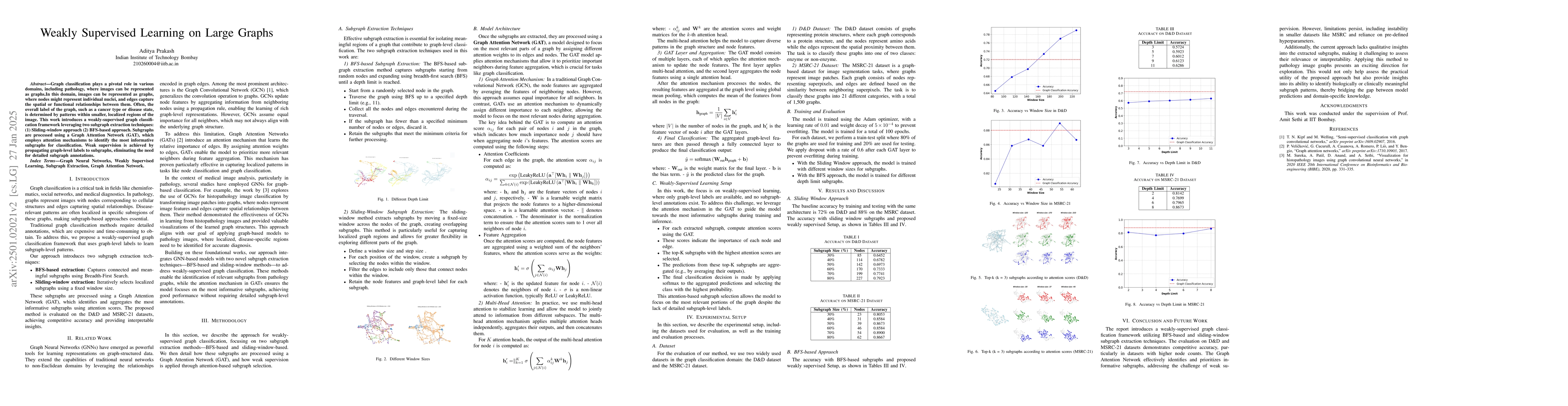 Thumbnail for Weakly Supervised Learning on Large Graphs