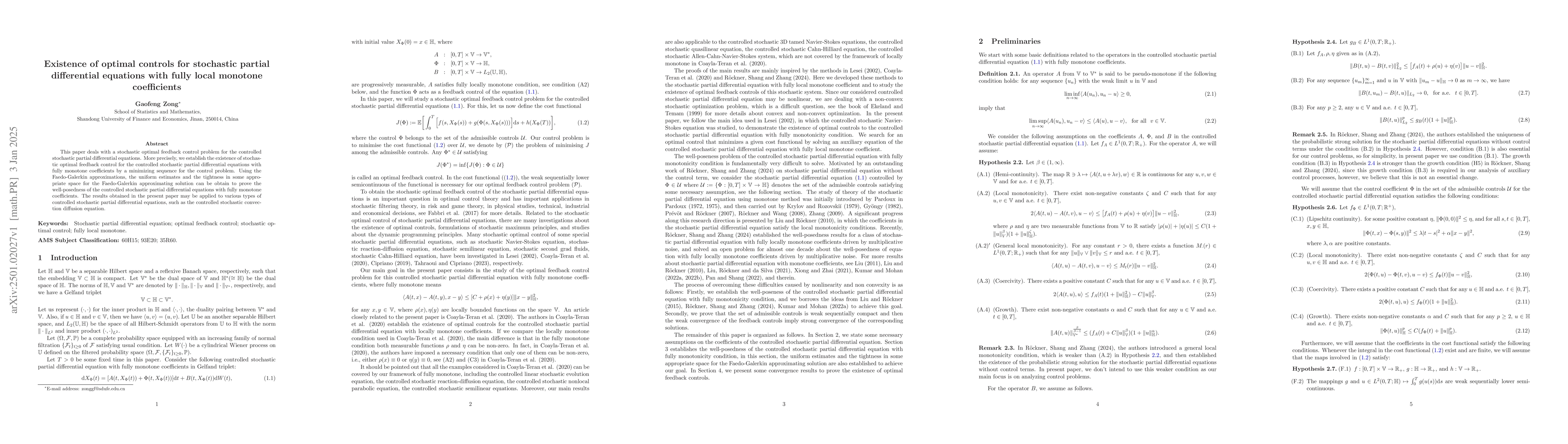 Thumbnail for Existence of optimal controls for stochastic partial differential
  equations with fully local monotone coefficients