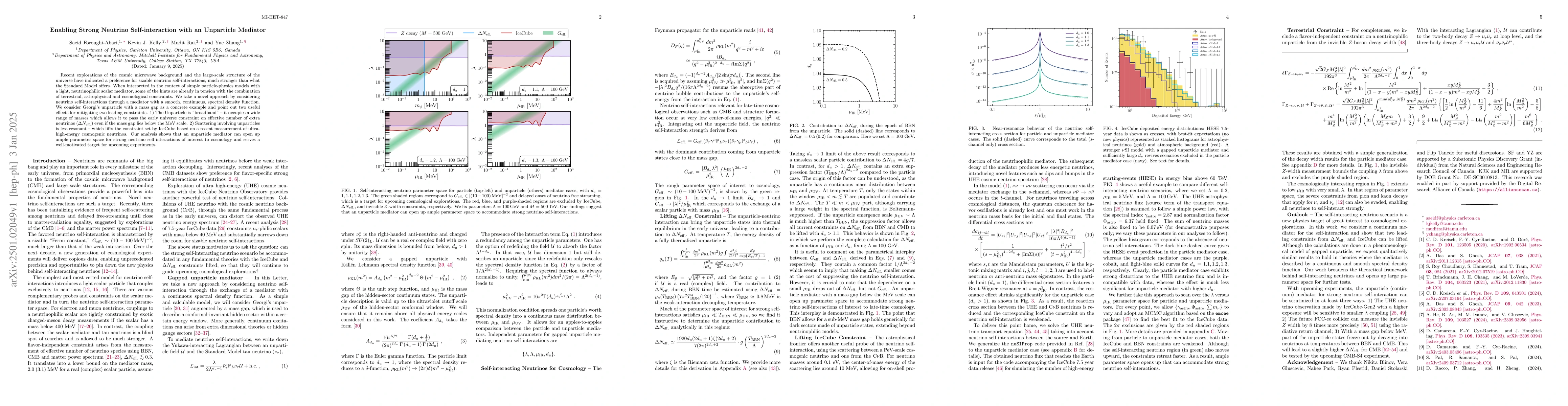 Thumbnail for Enabling Strong Neutrino Self-interaction with an Unparticle Mediator