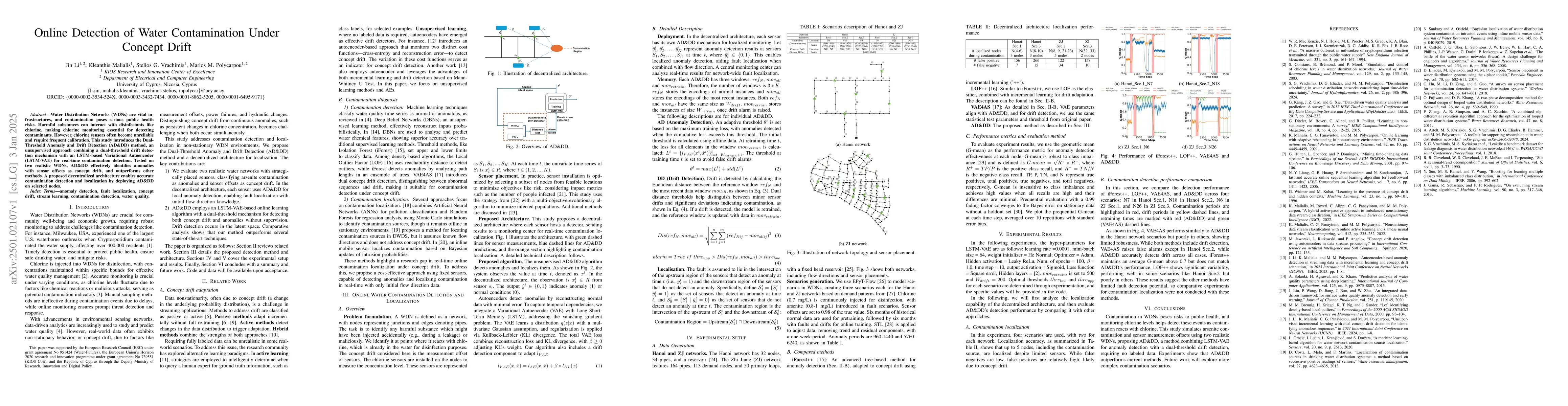 Thumbnail for Online Detection of Water Contamination Under Concept Drift