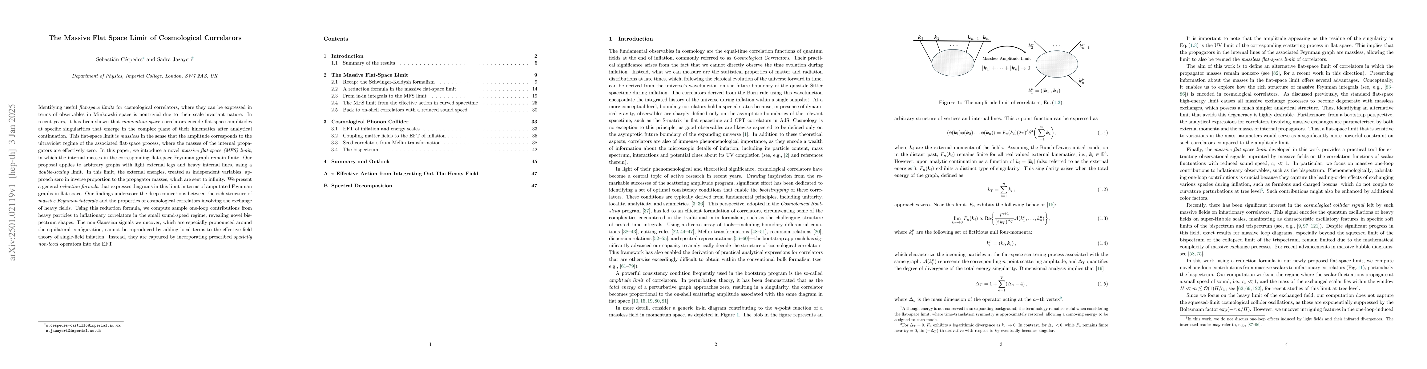 Thumbnail for The Massive Flat Space Limit of Cosmological Correlators