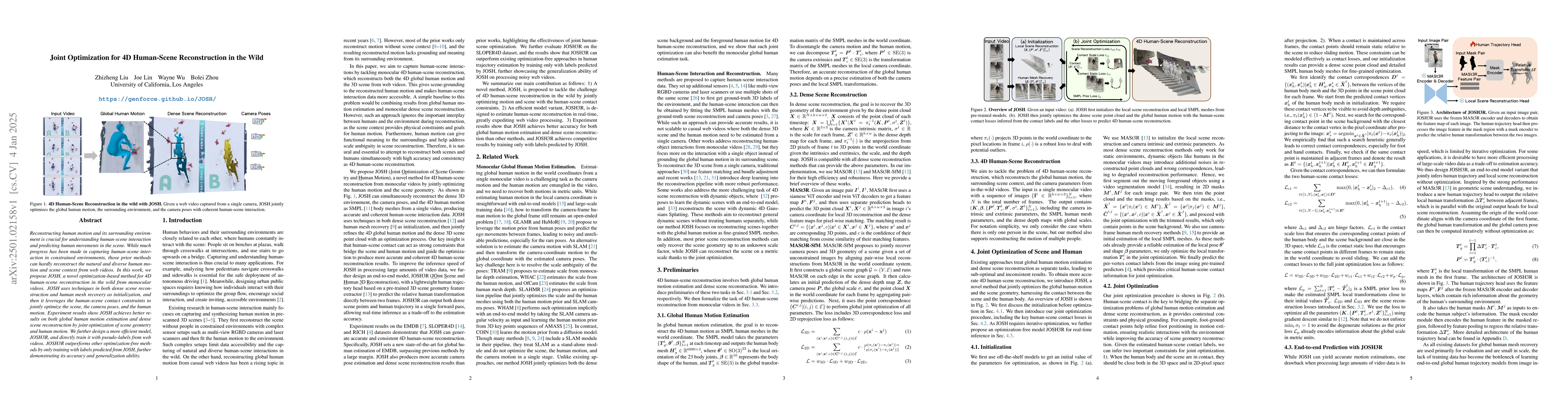 Thumbnail for Joint Optimization for 4D Human-Scene Reconstruction in the Wild