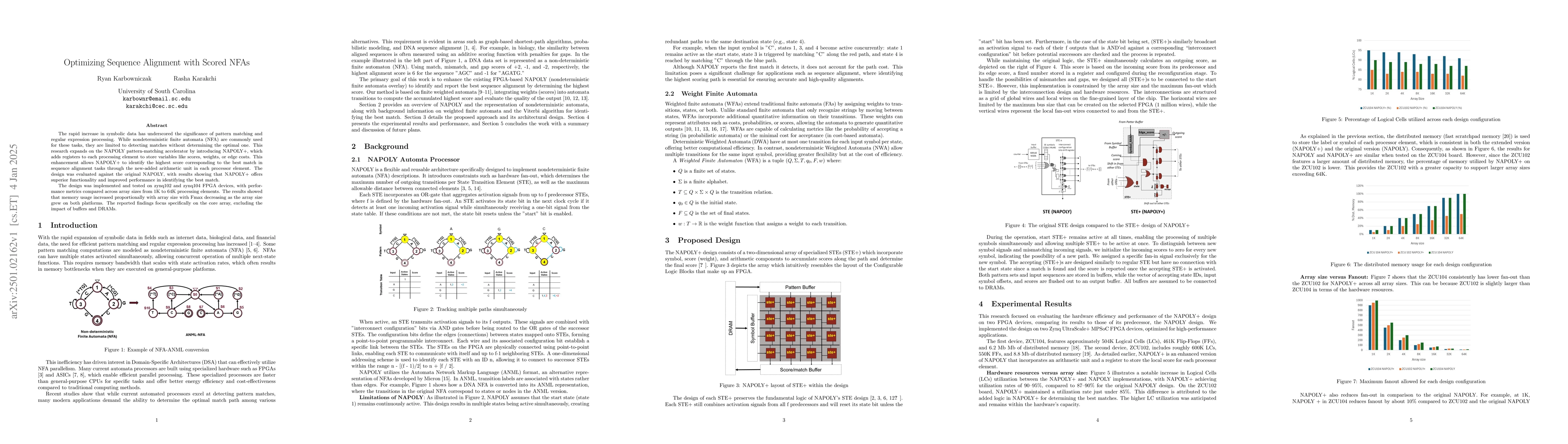 Thumbnail for Optimizing Sequence Alignment with Scored NFAs