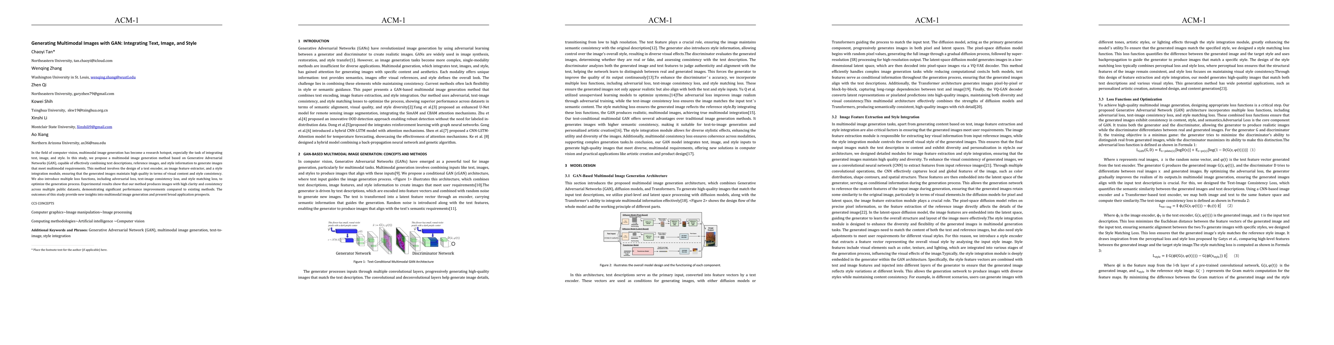 Thumbnail for Generating Multimodal Images with GAN: Integrating Text, Image, and
  Style