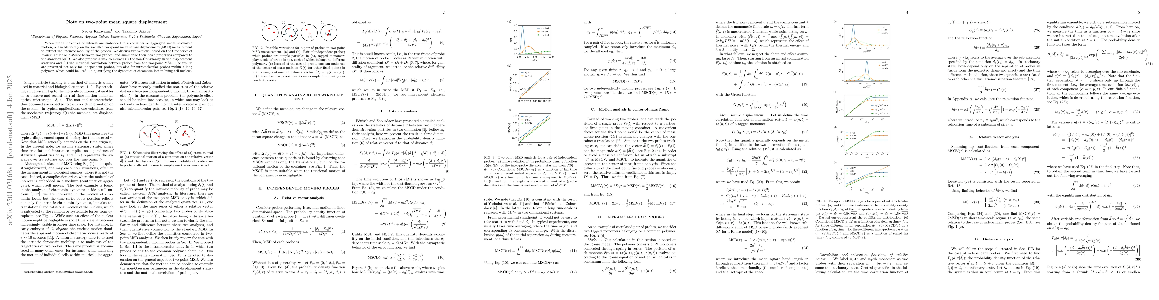 Thumbnail for Note on two-point mean square displacement
