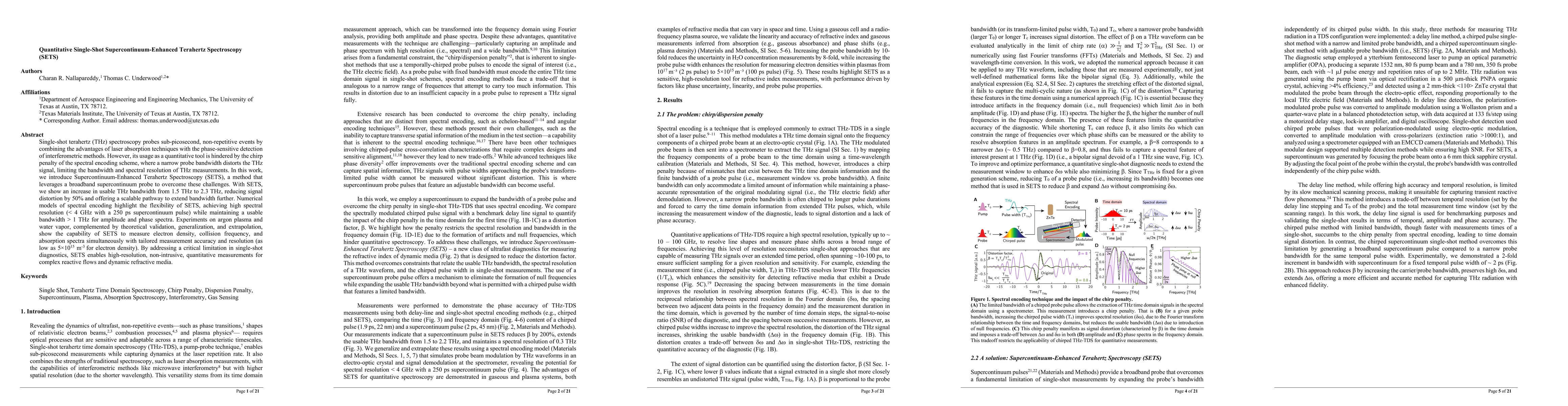 Thumbnail for Quantitative Single-Shot Supercontinuum-Enhanced Terahertz Spectroscopy
  (SETS)