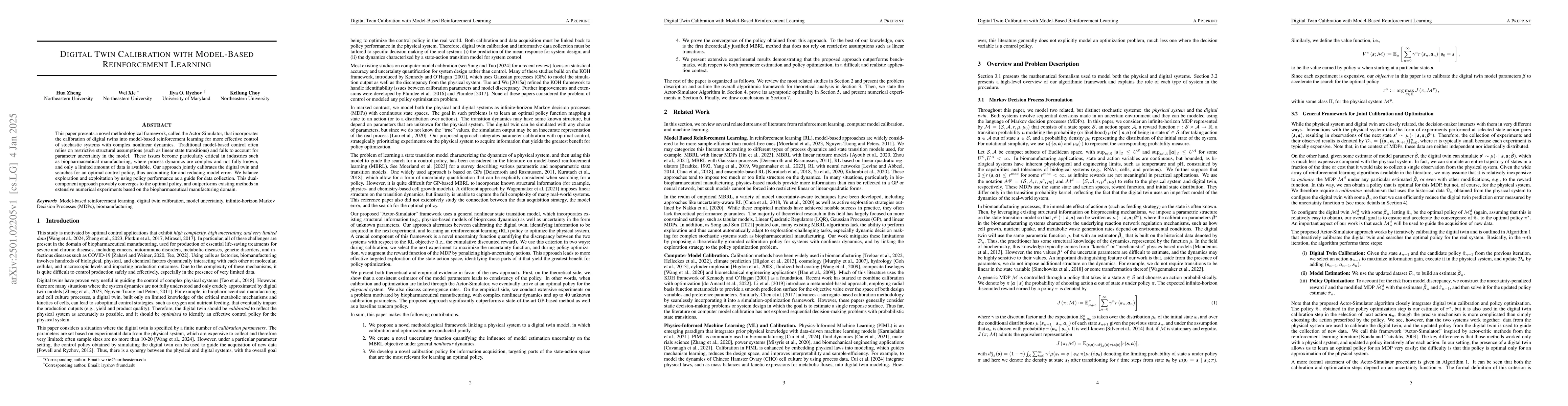Thumbnail for Digital Twin Calibration with Model-Based Reinforcement Learning