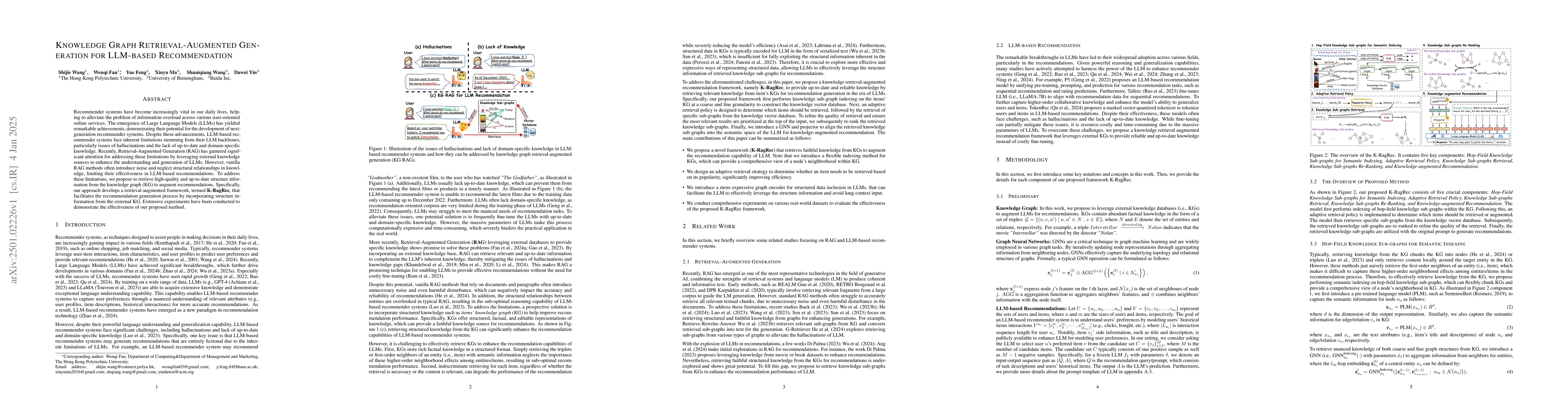 Thumbnail for Knowledge Graph Retrieval-Augmented Generation for LLM-based
  Recommendation