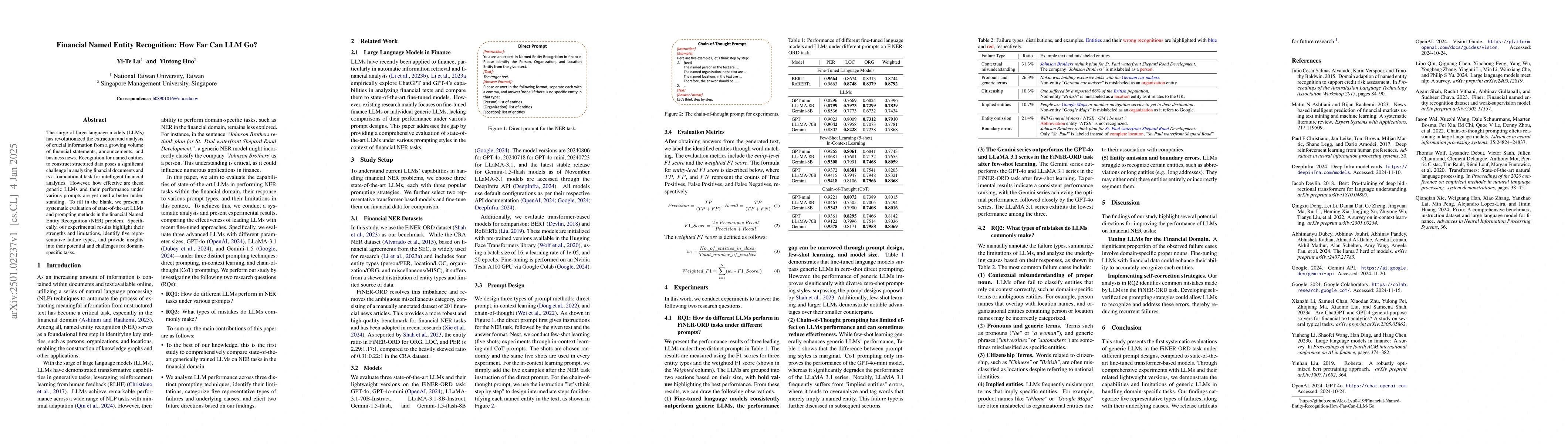 Thumbnail for Financial Named Entity Recognition: How Far Can LLM Go?