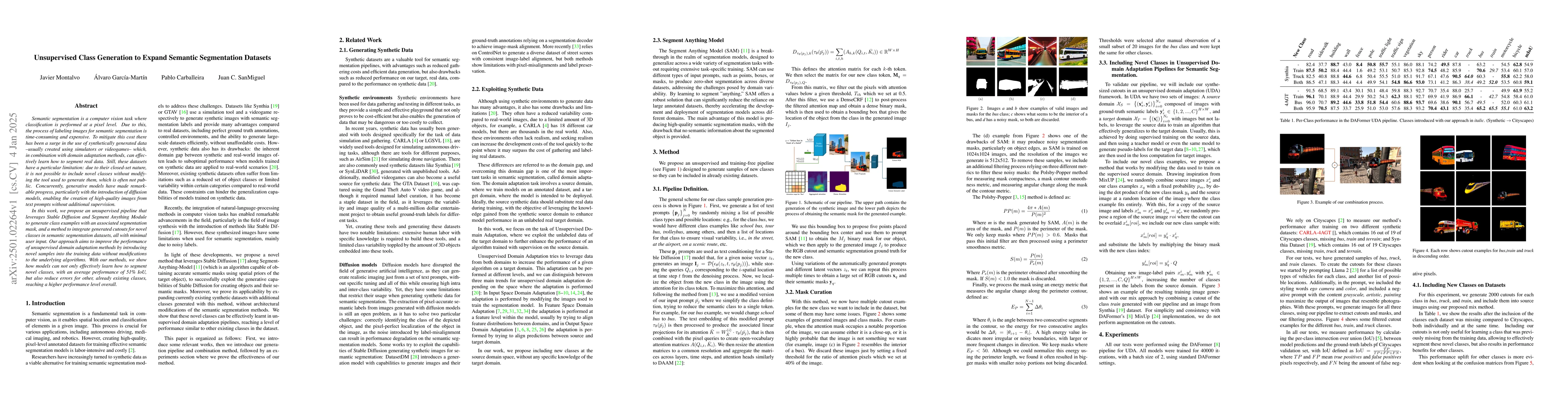 Thumbnail for Unsupervised Class Generation to Expand Semantic Segmentation Datasets