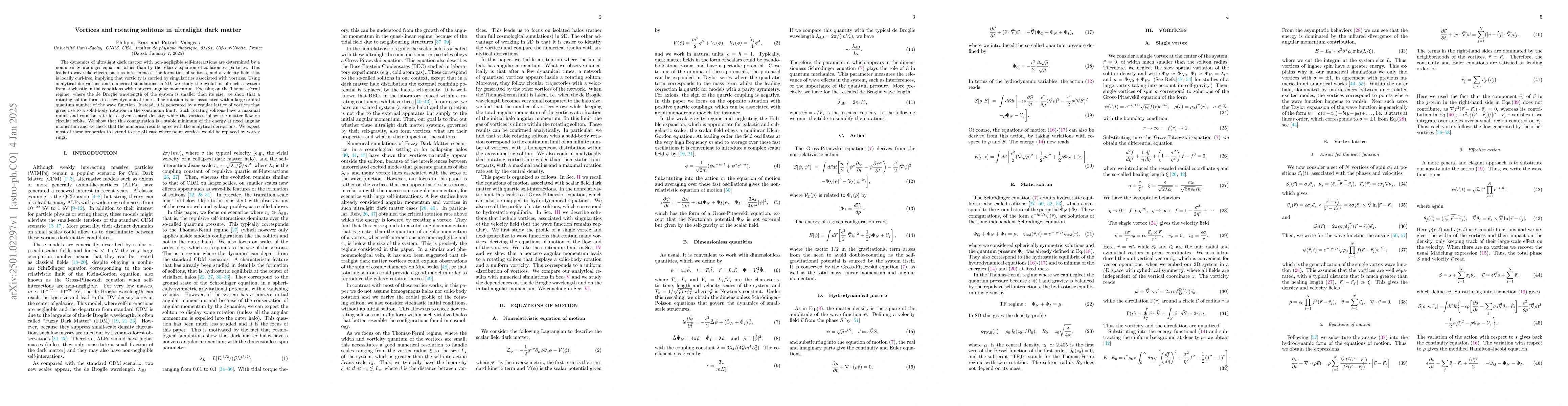Thumbnail for Vortices and rotating solitons in ultralight dark matter