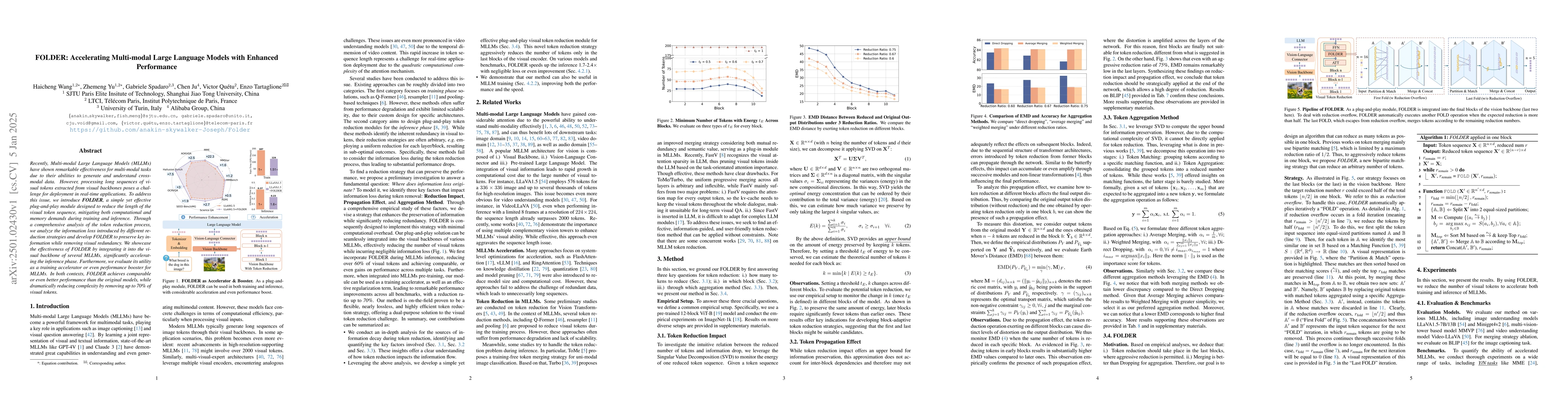 Thumbnail for FOLDER: Accelerating Multi-modal Large Language Models with Enhanced
  Performance