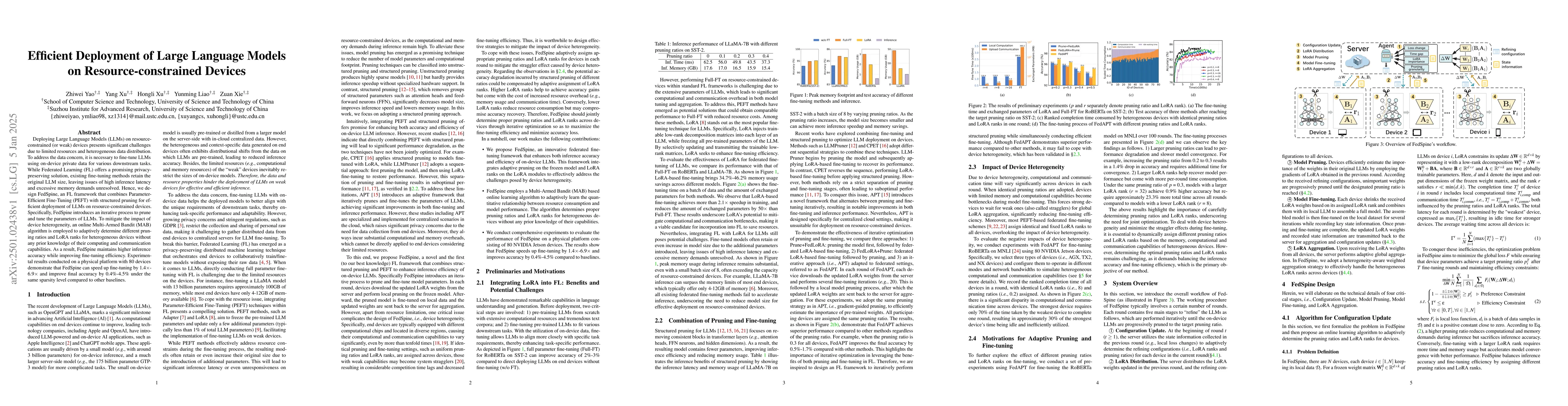 Thumbnail for Efficient Deployment of Large Language Models on Resource-constrained
  Devices