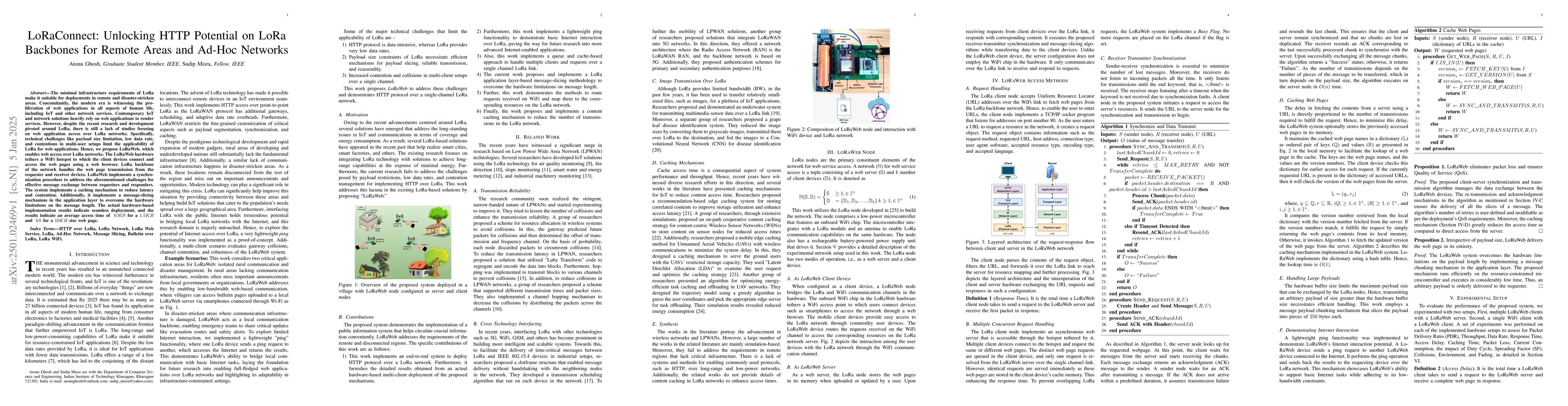 Thumbnail for LoRaConnect: Unlocking HTTP Potential on LoRa Backbones for Remote Areas
  and Ad-Hoc Networks