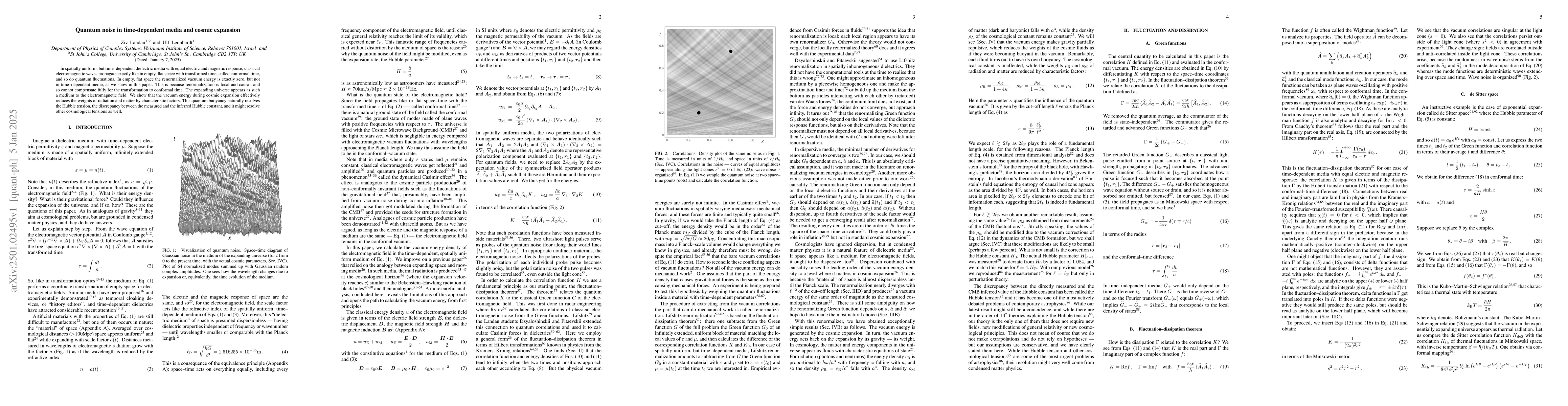 Thumbnail for Quantum noise in time-dependent media and cosmic expansion