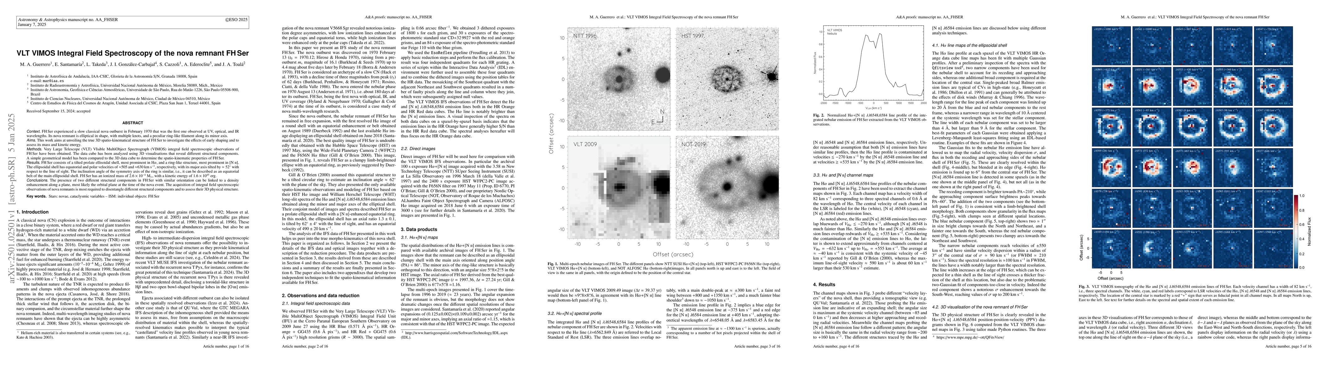 Thumbnail for VLT VIMOS Integral Field Spectroscopy of the nova remnant FH Ser