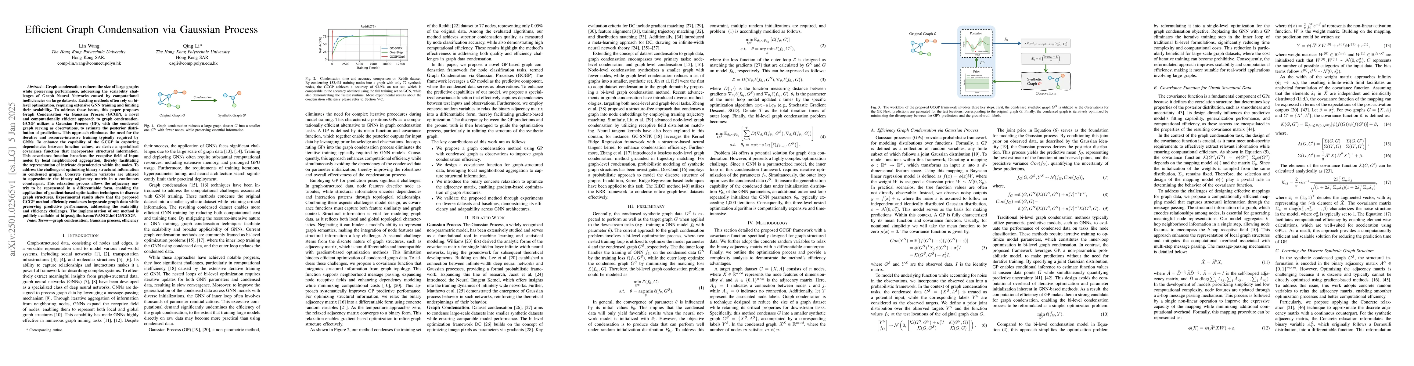 Thumbnail for Efficient Graph Condensation via Gaussian Process