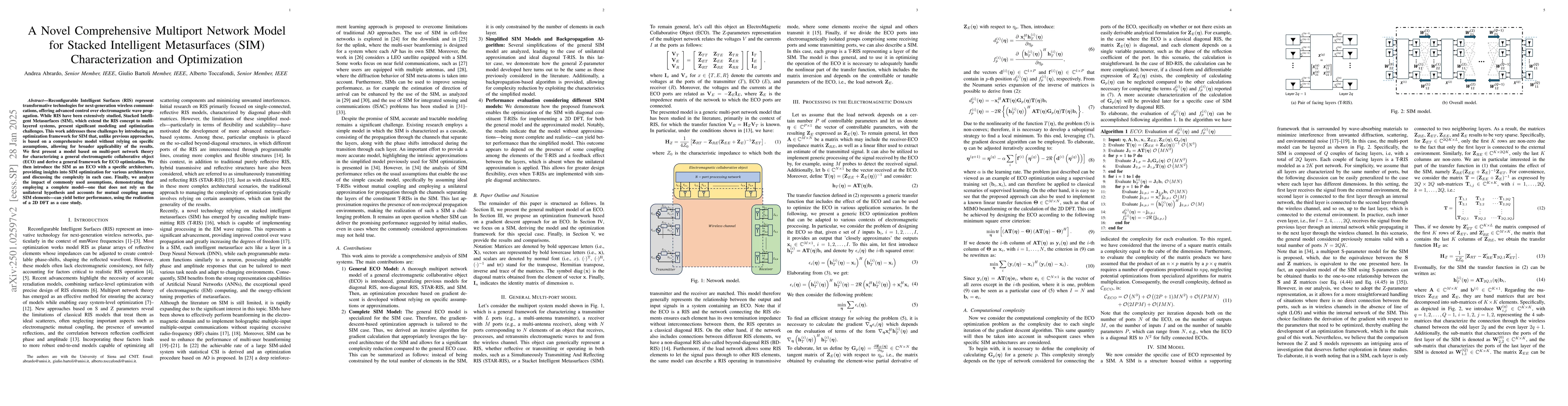 Thumbnail for A Novel Comprehensive Multiport Network Model for Stacked Intelligent
  Metasurfaces (SIM) Characterization and OptimizationA