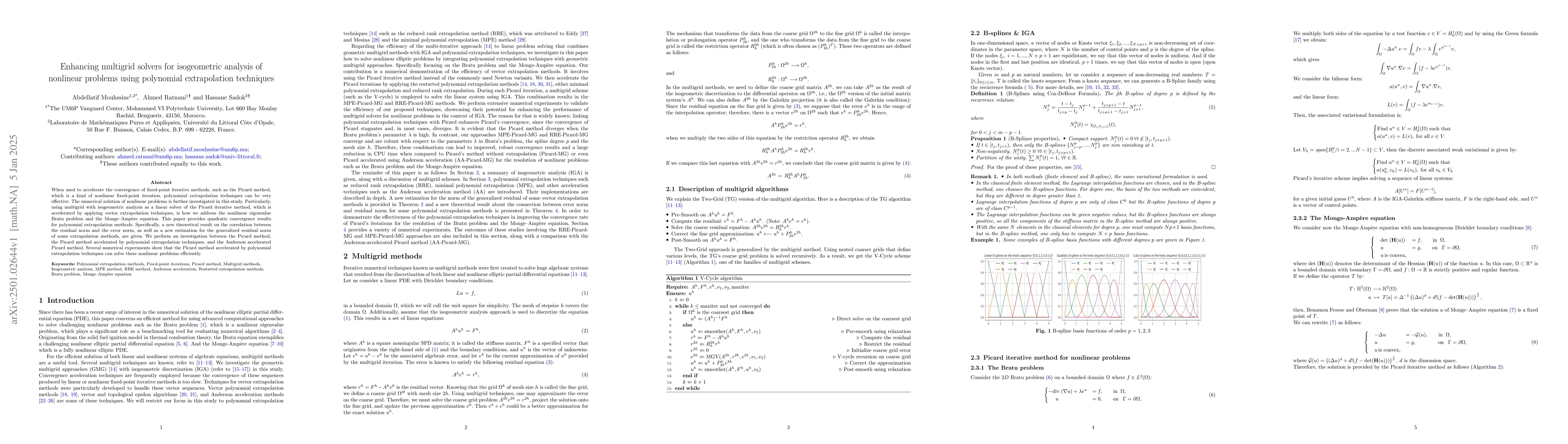 Thumbnail for Enhancing multigrid solvers for isogeometric analysis of nonlinear
  problems using polynomial extrapolation techniques